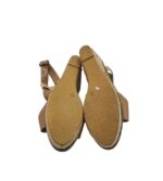 Sandale dama 38, imitatie de piele, bej - imagine 5