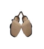 Sandale dama Asos, 38, material textil, negru - imagine 5