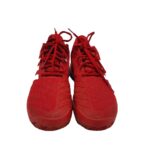 Adidasi barbati Adidas, 44, imitatie de piele, material textil, rosu (tenis) - imagine 3