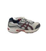 Adidasi barbati Asics Gel Galaxis, 44, imitatie de piele, material textil, alb gri