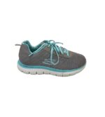 Adidasi dama Skechers, 38, material textil, gri