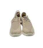 Adidasi dama 40, material textil, bej - imagine 3
