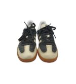 Adidasi barbati Adidas, 40, piele, alb negru - imagine 3