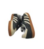 Adidasi barbati Adidas, 40, piele, alb negru - imagine 4