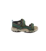 Sandale copii Lilly & Dan, 36, material textil, gri albastru