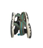 Sandale copii Lilly & Dan, 36, material textil, gri albastru - imagine 4