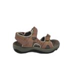 Sandale dama Rohde, 37, material textil, piele, maro