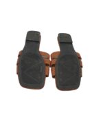 Saboti dama 37, imitatie de piele, maro - imagine 5