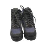 Ghete dama Meindl, 38, piele intoarsa, material textil, negru albastru - imagine 3