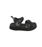 Sandale dama Lox, 39, imitatie de piele, material textil, gri negru