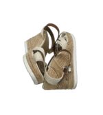 Sandale dama Tom Tailor, 40, material textil, alb - imagine 4