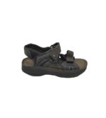 Sandale barbati Blue Flexx, 40, imitatie de piele, material textil, negru