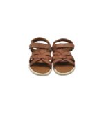 Sandale copii Kmins, 27, piele, maro - imagine 3