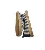 Espadrile dama Mango, 38, material textil, alb negru - imagine 4