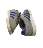 Adidasi barbati Adidas, 46, piele intoarsa, gri - imagine 4