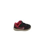 Adidasi copii Nike, 22, imitatie de piele, material textil, negru roz
