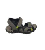 Sandale barbati Superfit, 42, imitatie de piele, material textil, gri