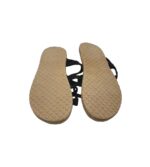 Sandale dama 37, material textil, negru - imagine 5