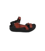 Sandale dama Wolky, 39, material textil, piele, maro
