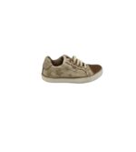 Tenisi copii Geox, 30, imitatie de piele, material textil, gri