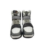 Adidasi barbati Troop Cobra High, imitatie de piele, alb gri - imagine 3