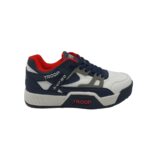 Adidasi barbati Troop Delta Low, imitatie de piele, alb bleumarin