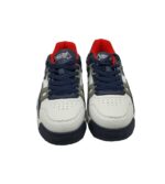 Adidasi barbati Troop Delta Low, imitatie de piele, alb bleumarin - imagine 3