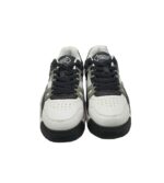 Adidasi barbati Troop Delta Low, imitatie de piele, alb negru - imagine 3