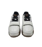 Adidasi barbati Troop Cobra Low, imitatie de piele, alb negru - imagine 3