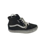 Tenisi dama Vans, 38, piele intoarsa, material textil, negru