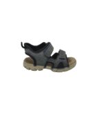 Sandale copii Superfit, 32, piele intoarsa, piele, gri