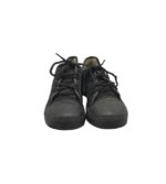 Tenisi copii 35, piele intoarsa, piele, negru - imagine 3