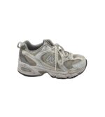 Adidasi dama New Balance 530, 37, material textil, alb gri