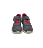Adidasi copii Newfeel, 35, material textil, gri - imagine 3