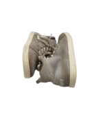 Adidasi copii 34, piele intoarsa, gri - imagine 4