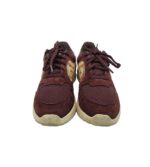 Adidasi dama  Öus Phibo, 39, piele intoarsa, material textil, maro - imagine 3