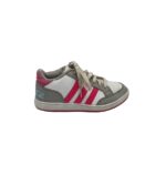 Adidasi copii Adidas, 35, imitatie de piele, alb gri