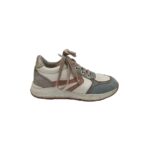 Adidasi copii Friboo, 34, imitatie de piele, material textil, alb gri