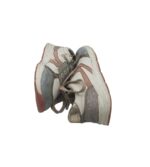 Adidasi copii Friboo, 34, imitatie de piele, material textil, alb gri - imagine 4