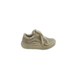Tenisi copii Vans, 30, piele intoarsa, material textil, alb  gri