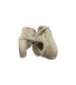 Tenisi copii Vans, 30, piele intoarsa, material textil, alb  gri - imagine 4