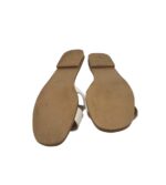 Saboti dama 40, imitatie de piele, alb - imagine 5