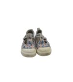 Balerini copii Clarks, 23, material textil, gri - imagine 3