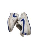 Adidasi copii Nike, 32, imitatie de piele, alb - imagine 4