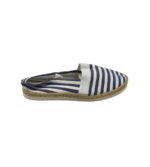 Espadrile dama 39, material textil, alb albastru