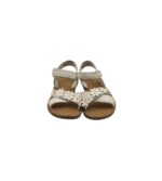 Sandale copii 23, imitatie de piele, alb - imagine 3