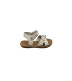 Sandale copii 25, imitatie de piele, alb