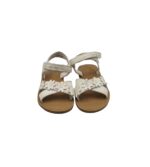 Sandale copii 25, imitatie de piele, alb - imagine 3
