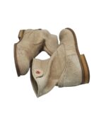 Cizme dama No Brand, 38, piele, bej - imagine 4