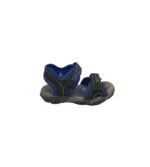 Sandale copii Superfit, 28, imitatie de piele, material textil, negru albastru